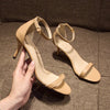 strap stiletto heels - 9