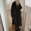 Women's Woolen Double-Breasted Coat – Slim Fit