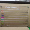 Acrylic Magnetic Dry Wipe Plate Calendar For Refrigerators