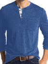 Men's long-sleeved t-shirt foreign trade t-shirt solid color bottoming shirt