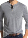 Men's long-sleeved t-shirt foreign trade t-shirt solid color bottoming shirt