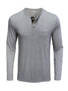 Men's long-sleeved t-shirt foreign trade t-shirt solid color bottoming shirt