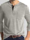 Men's long-sleeved t-shirt foreign trade t-shirt solid color bottoming shirt