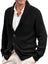 Men's new style lapel long sleeve knitted jacket fashion sweater