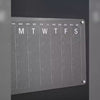 Acrylic Magnetic Dry Wipe Plate Calendar For Refrigerators