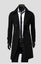 Men's Double Breasted Lengthened Simple Wool Coat 3