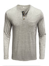 Men's long-sleeved t-shirt foreign trade t-shirt solid color  bottoming shirt