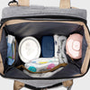 Portable Travel Baby Diaper Bag with Foldable Mesh Sleeping Cot | poshpudu