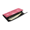 Women's Flap Wallet-Red with Flakes | poshpudu